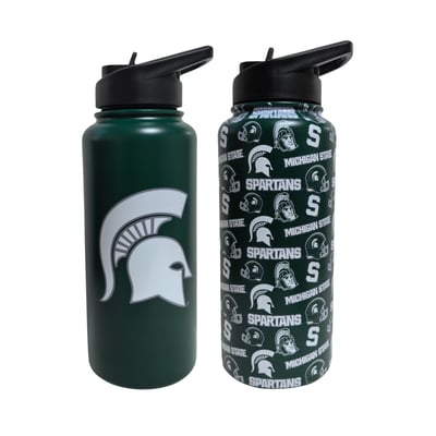 Michigan State Spartans Pegasus Game Day Duo 41oz. Stainless Steel Water Bottle Set