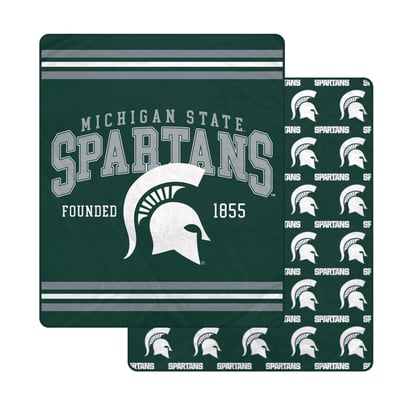 Michigan State Spartans Pegasus Legacy Arch Double-Sided 60" x 70" Blanket
