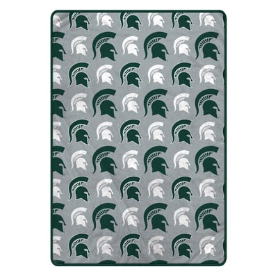 Michigan State Spartans Pegasus Logo Roll Oversized 66" x 95" Ultra Cozy Blanket