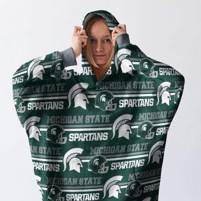 Michigan State Spartans Pegasus Wave Ultra Soft Fan Cape