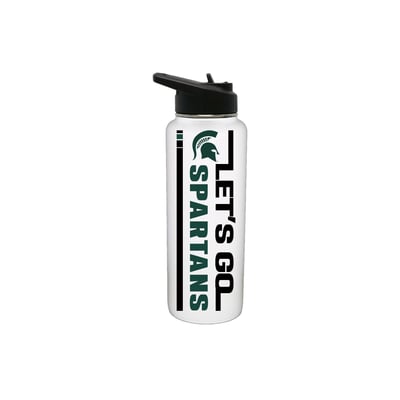 Michigan State Spartans The Memory Company 34oz. Let's Go Stainless Steel Quencher Bottle