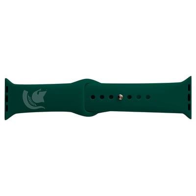 Michigan State Spartans 42-44mm Color Apple Watch Wrist Band - Turquoise