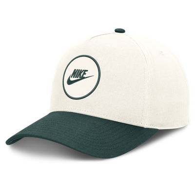 Michigan State Spartans Nike Unisex Rise Side Logo A-Frame Adjustable Hat - White/Green