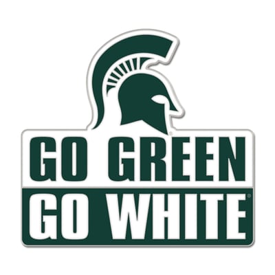  Michigan State Spartans WinCraft Slogan Collector Pin
