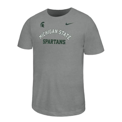  Michigan State Spartans Nike Youth Legend Dri-FIT T-Shirt - Heather Gray