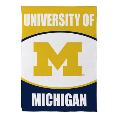  Michigan Wolverines 12.5" x 28" Scoped Logo Double-Sided Suede Garden Flag