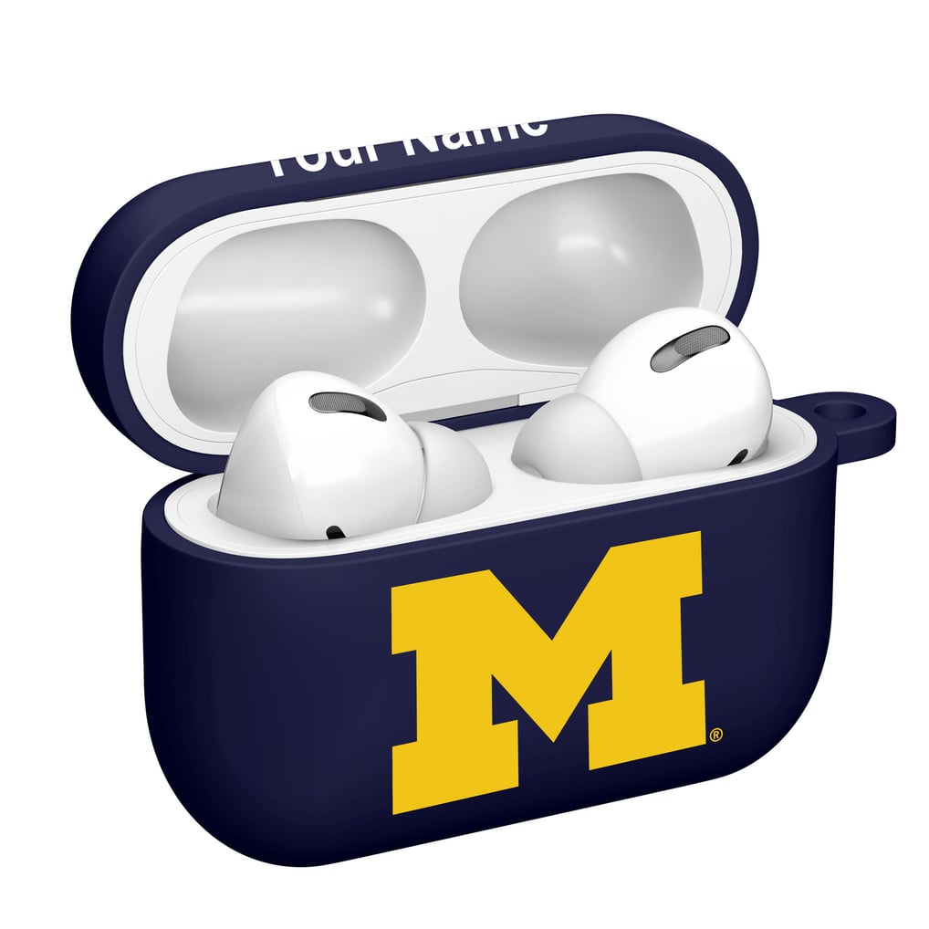 Michigan Wolverines Affinity Bands Personalized AirPods Pro Case Cover