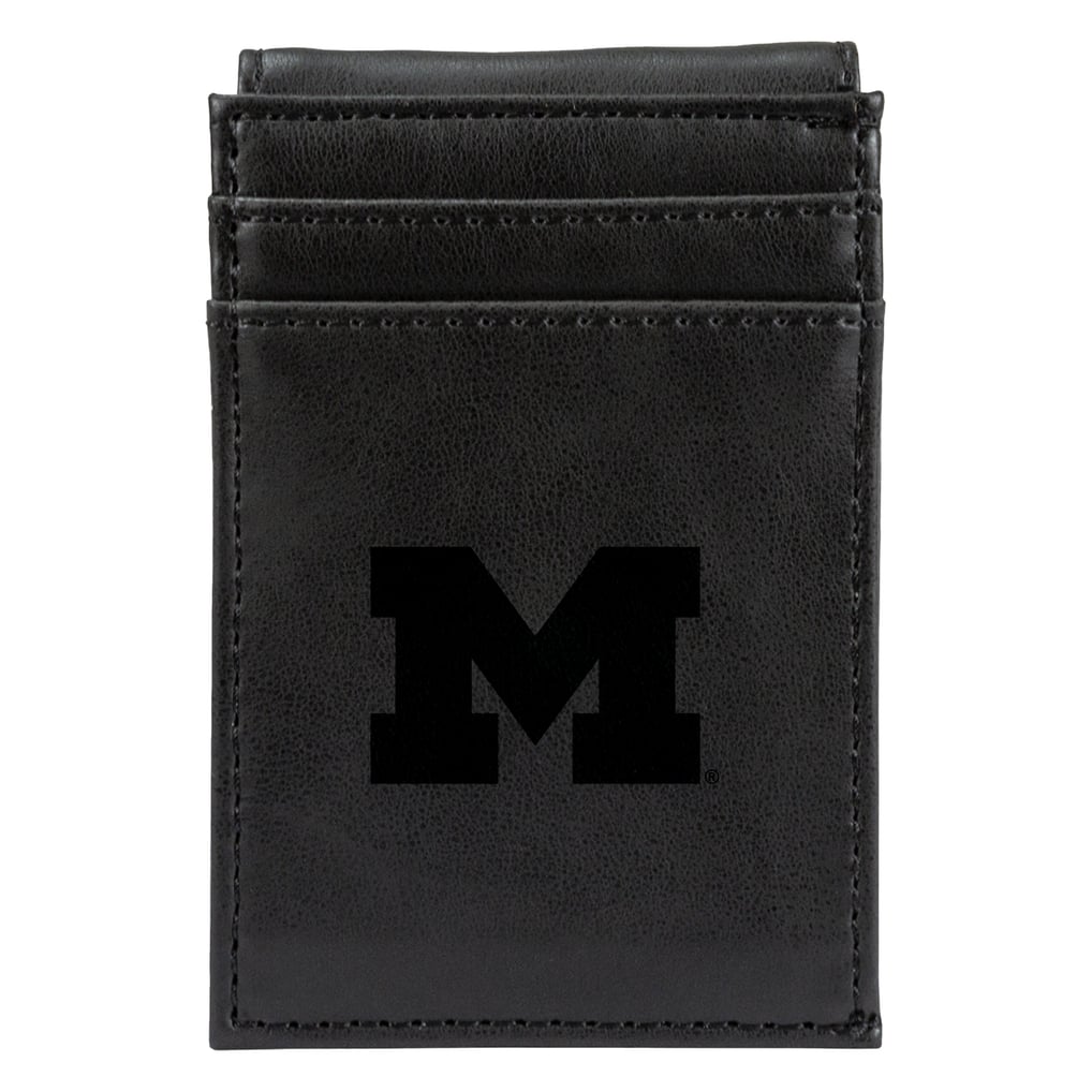 Michigan Wolverines Front Pocket Wallet - Black