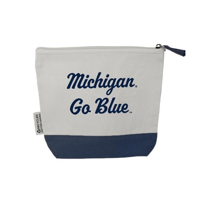 Michigan Wolverines Everyday Purse Pouch - Cream