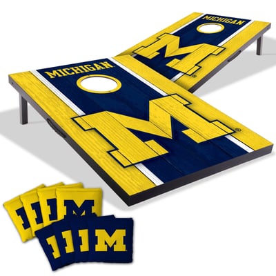Michigan Wolverines Fanpoint 2' x 3' Cornhole Game with Bags