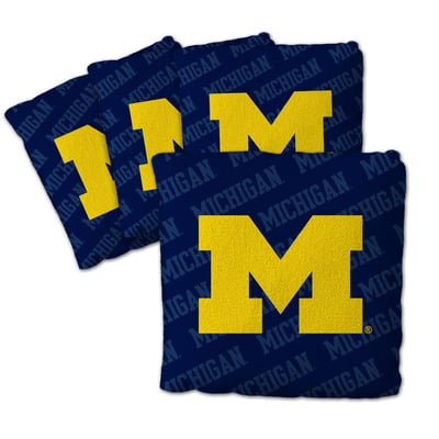 Michigan Wolverines Fanpoint Four-Piece Cornhole Bag Set
