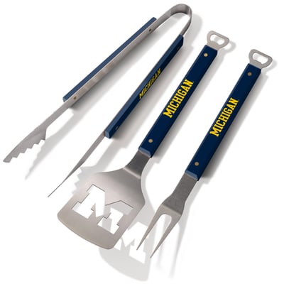 Michigan Wolverines Fanpoint Spirit Series 3-Piece BBQ Set