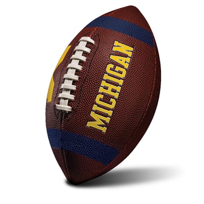 Franklin Sports Michigan Wolverines Official 10" Junior Football
