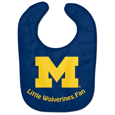 Michigan Wolverines WinCraft Infant Lil Fan All Pro Baby Bib