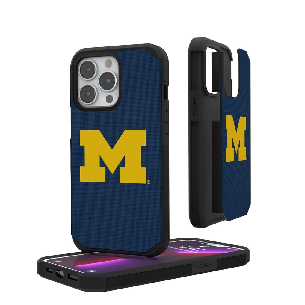 Michigan Wolverines Keyscaper iPhone Solid Design Rugged Case