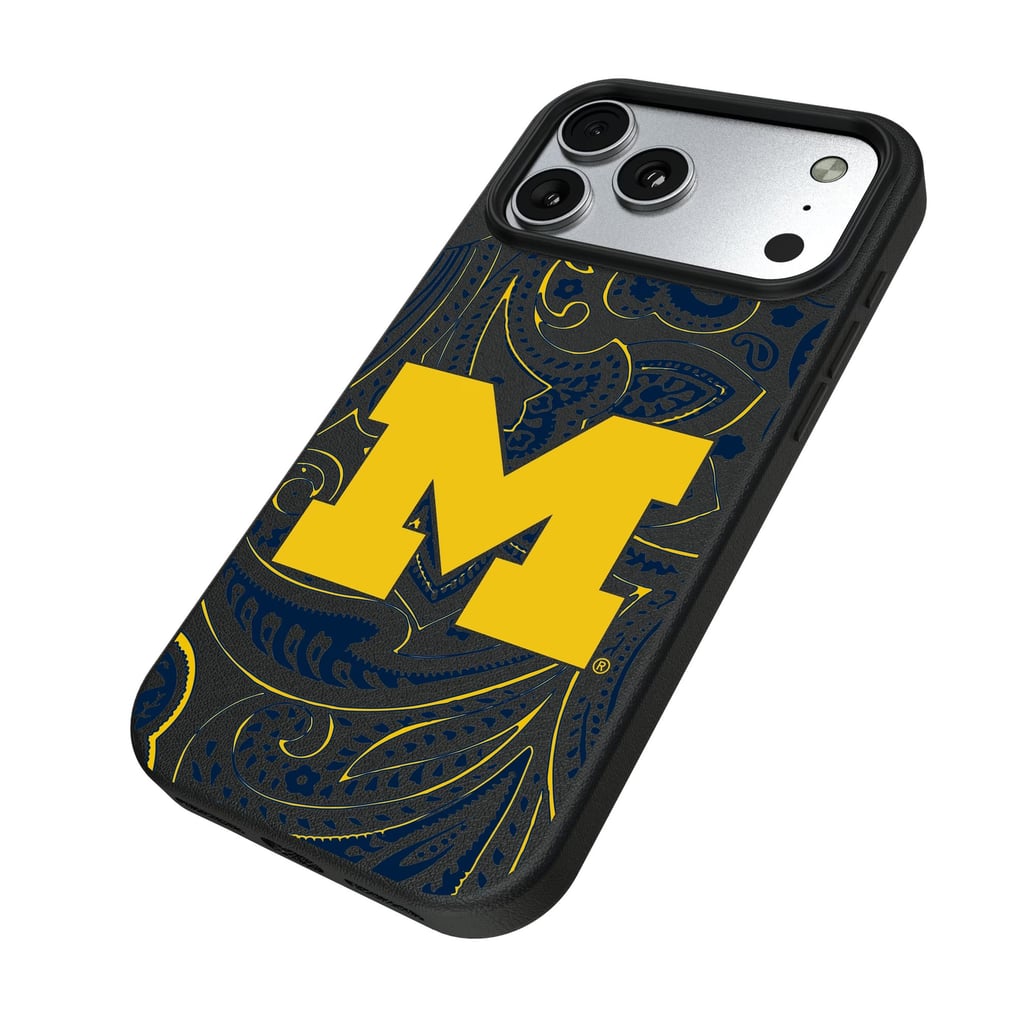 Michigan Wolverines Keyscaper Paisley iPhone Magnetic Bump Case