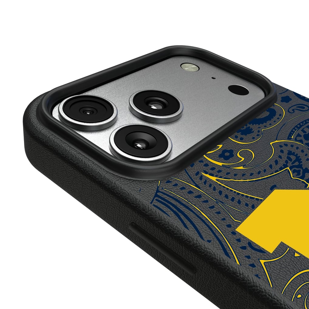 Michigan Wolverines Keyscaper Paisley iPhone Magnetic Bump Case