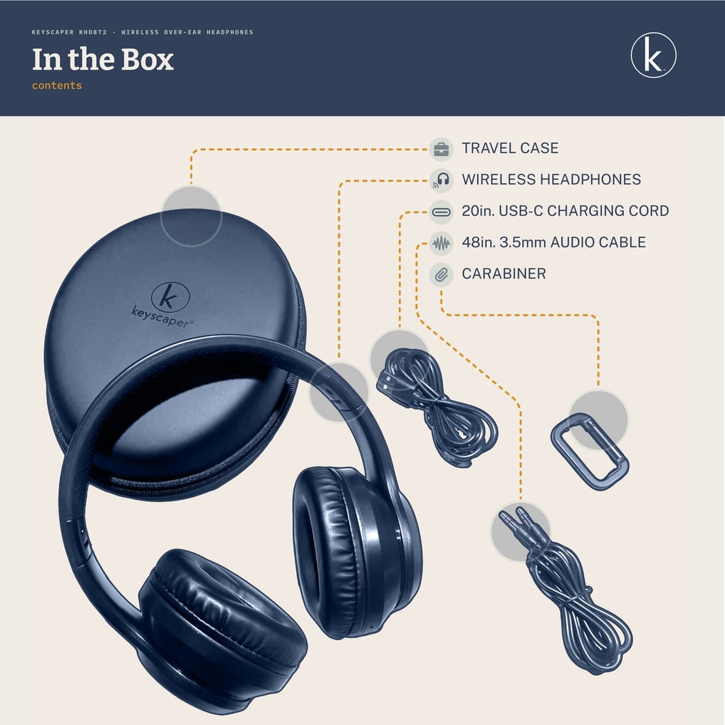 Michigan Wolverines Keyscaper Personalized Endzone Solid Wireless Bluetooth Headphones With Case