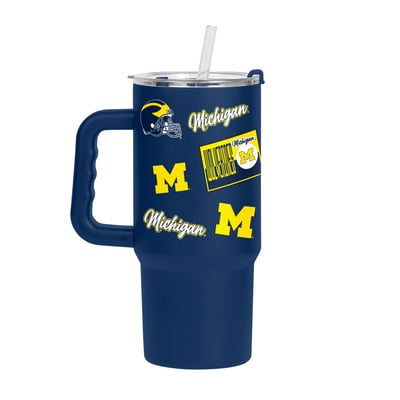 Michigan Wolverines Logo Brands 24oz. Dreamweave Tumbler