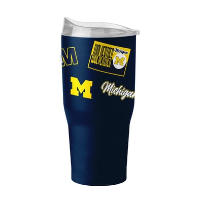 Michigan Wolverines Logo Brands 30oz. Dreamweave Tumbler