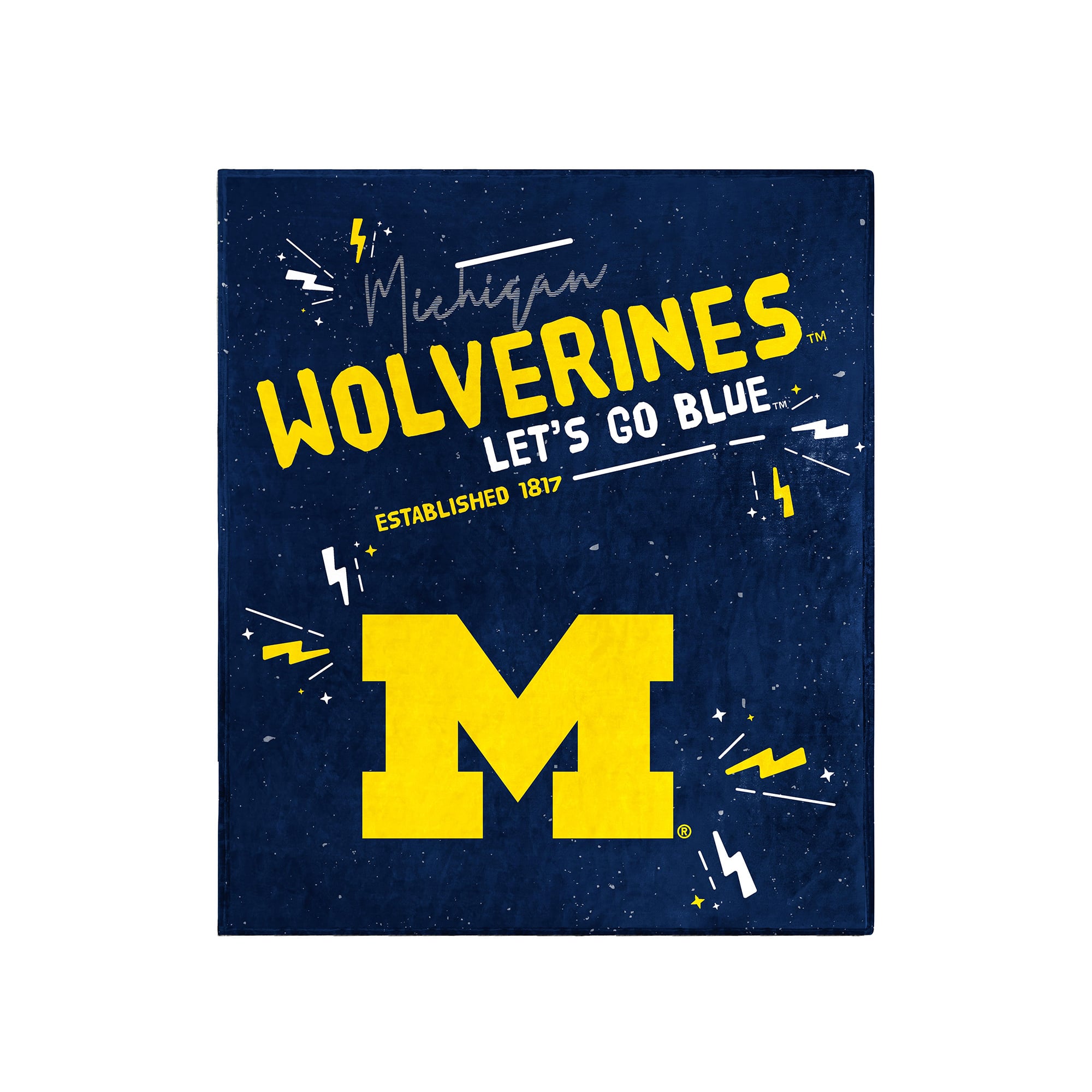 Michigan Plush Throw Blanket 60x70