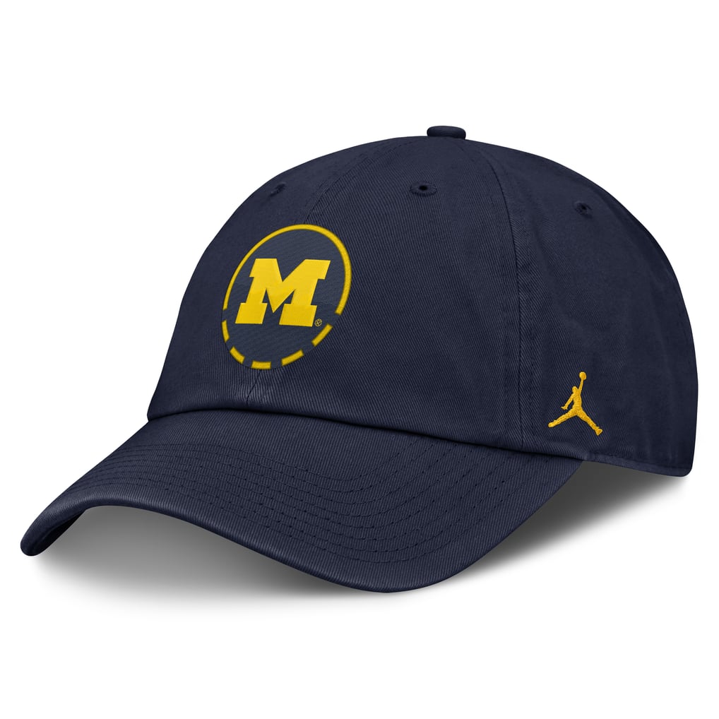 Michigan Wolverines Jordan Brand Primetime Basketball Club Adjustable Hat - Navy