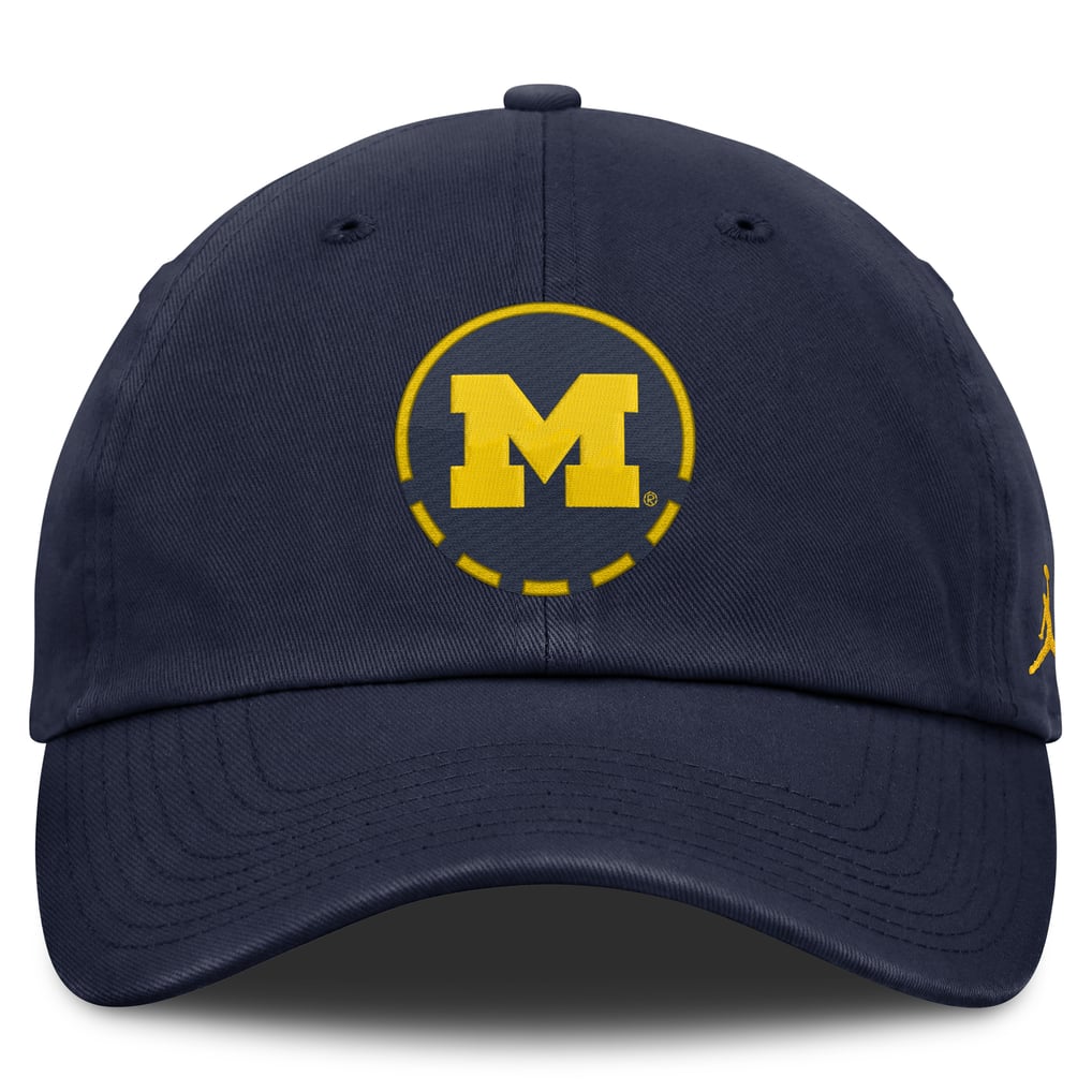 Michigan Wolverines Jordan Brand Primetime Basketball Club Adjustable Hat - Navy