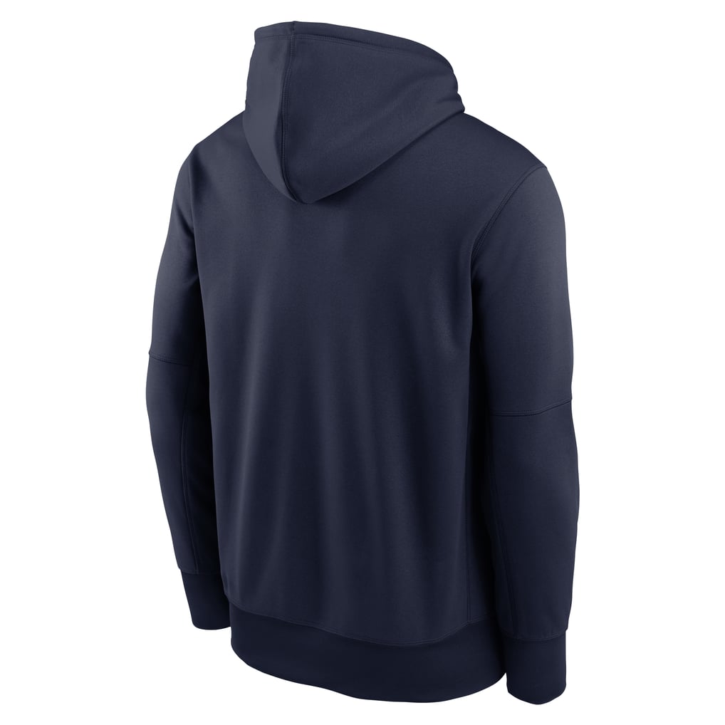 Michigan Wolverines Jordan Brand Team Stacked Performance Pullover Hoodie - Navy