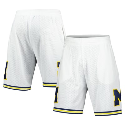 Michigan Wolverines Mitchell & Ness 1991/92 Throwback Jersey Shorts - White