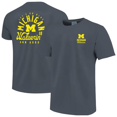 Michigan Wolverines Comfort Colors Mascot Overlay T-Shirt - Navy