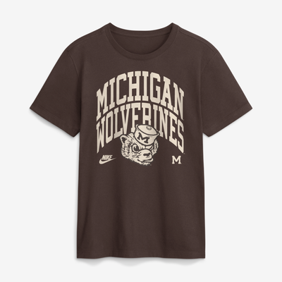  Michigan Wolverines Nike Bold T-Shirt - Brown