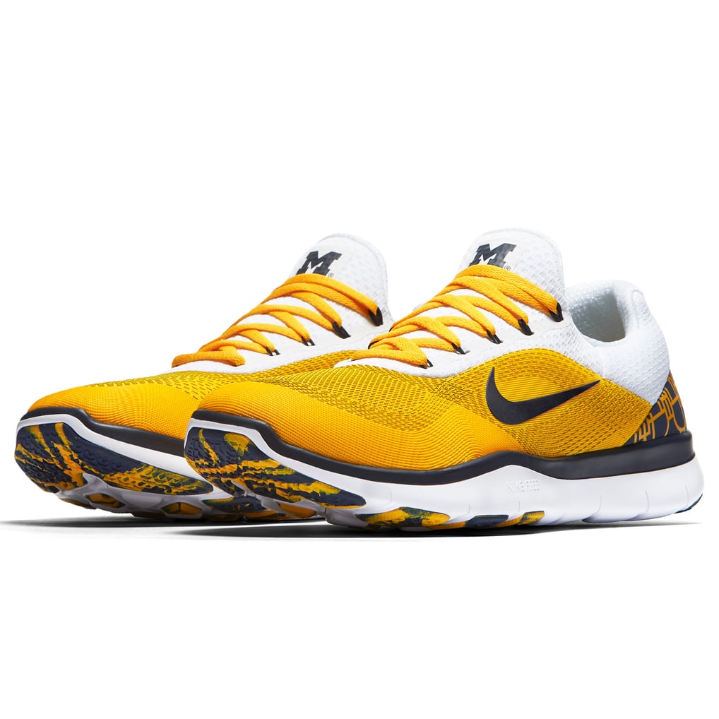 Michigan Wolverines Nike Free Trainer V7 Week Zero Shoes - Maize/Navy