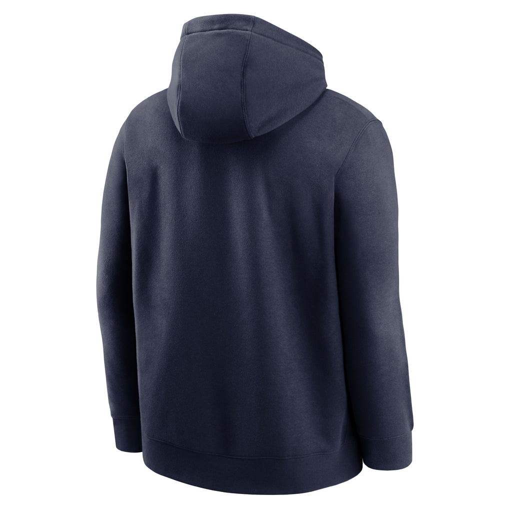 Michigan Wolverines Nike Hockey Stack Fleece Pullover Hoodie - Navy