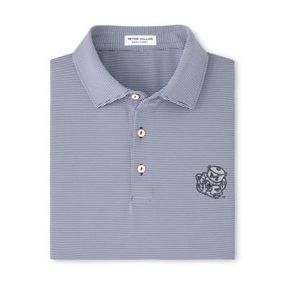  Michigan Wolverines Peter Millar Jubilee Performance Jersey Polo - Navy