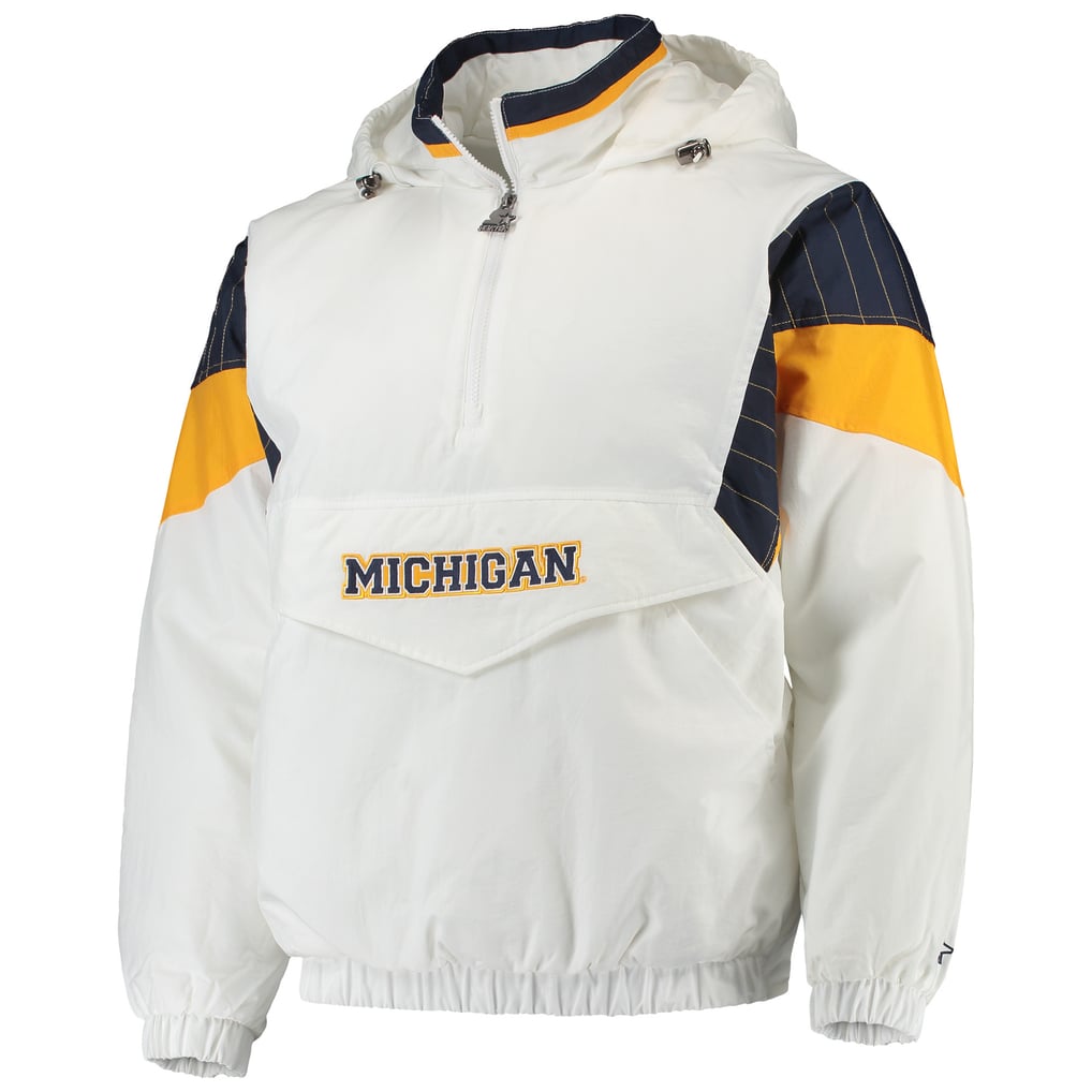 Michigan Wolverines Starter Breakaway Hoodie Quarter-Zip Pullover 