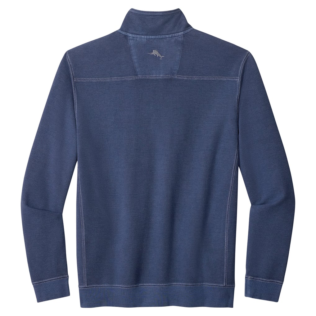Michigan Wolverines Tommy Bahama Montego Bay Half-Zip Jacket - Navy