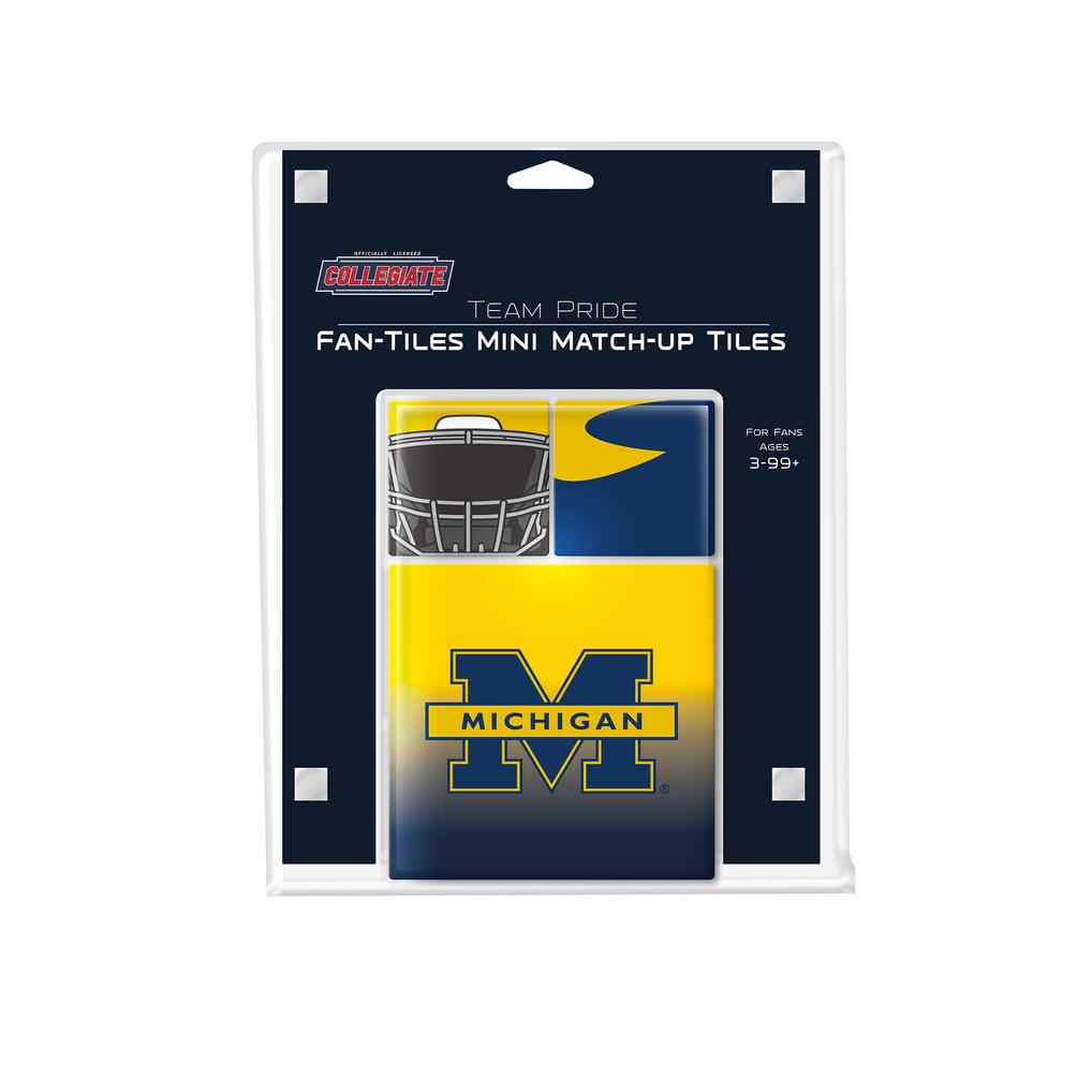 Michigan Wolverines 17-Piece Fan Tile Set