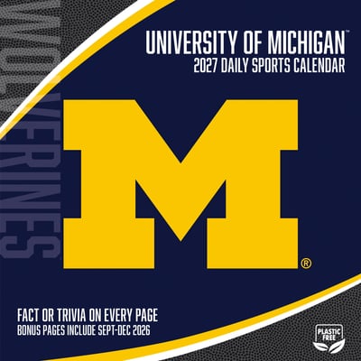 Michigan Wolverines 2027 Box Calendar