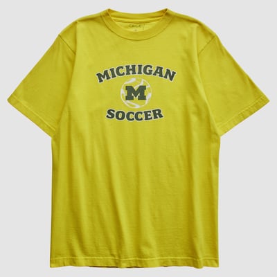 Michigan Wolverines Adidas 2000s T-shirt - Yellow - XS by Fanatics Real Vintage