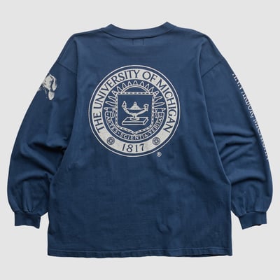 Michigan Wolverines Galt Sand 90s T-shirt - Navy - 2XL by Fanatics Real Vintage