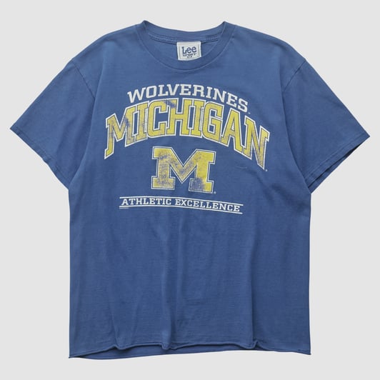 Michigan Wolverines Lee Apparel 90s T-shirt - Navy - M by Fanatics Real Vintage