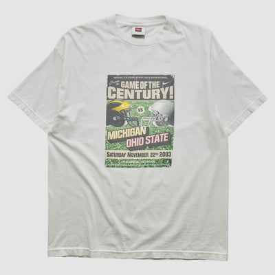 Michigan Wolverines Nike 2003 T-shirt - White - L by Fanatics Real Vintage