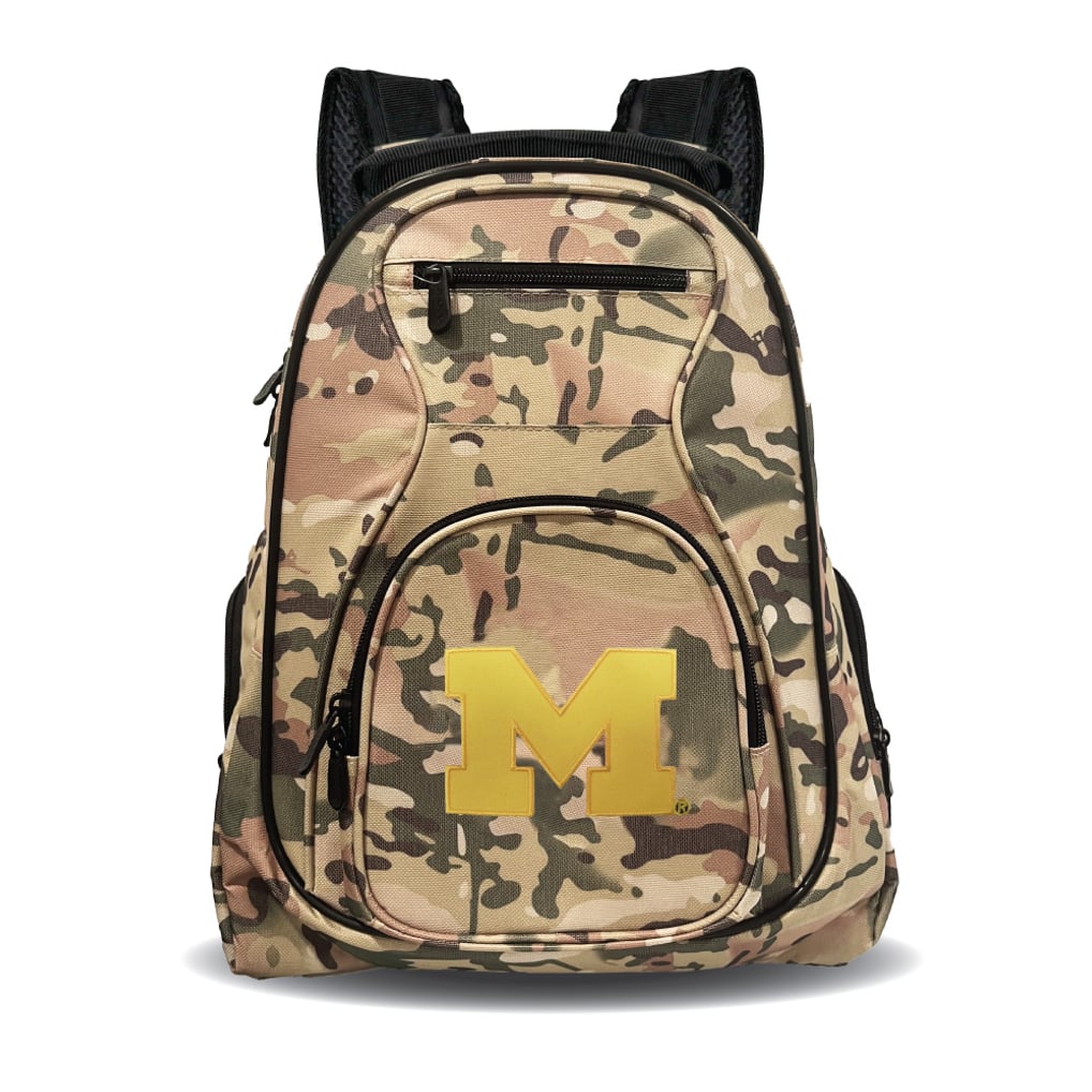 Michigan Wolverines MOJO 19" Camo Premium Laptop Backpack
