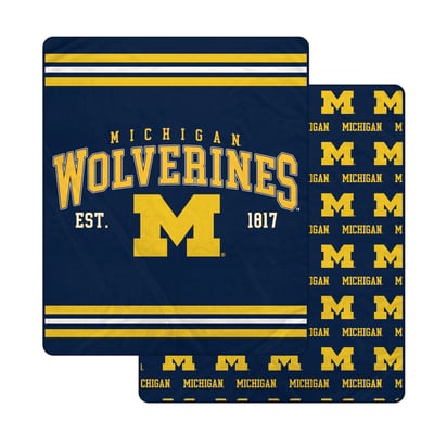 Michigan Wolverines Pegasus Legacy Arch Double-Sided 60" x 70" Blanket