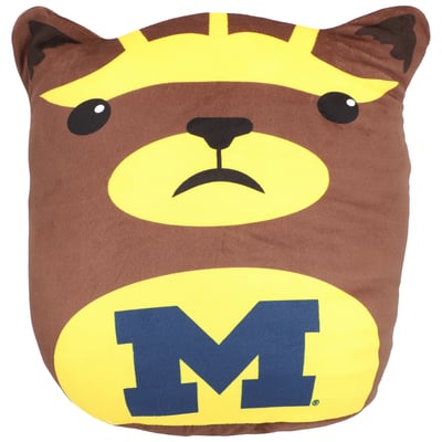 Michigan Wolverines Pegasus Plushie Mascot Pillow with Features