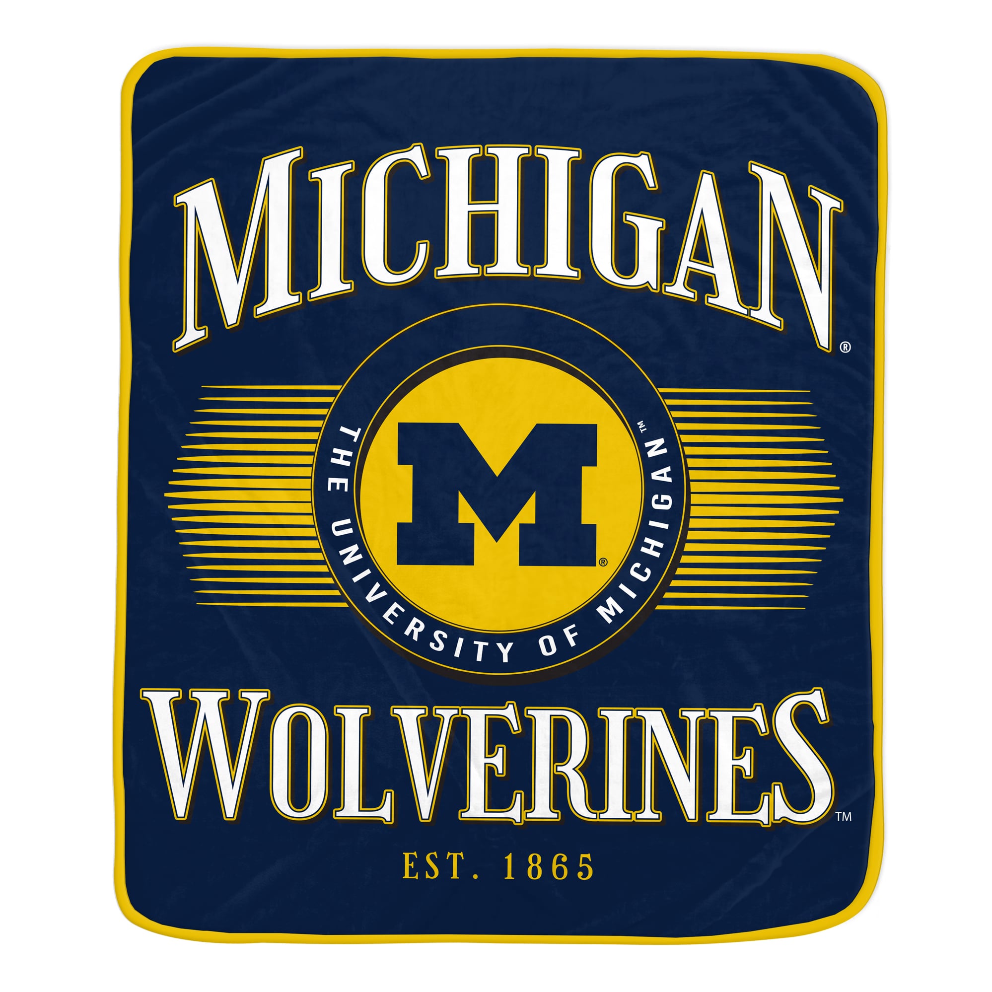 Michigan Ultra Soft Spotlight Arch Throw