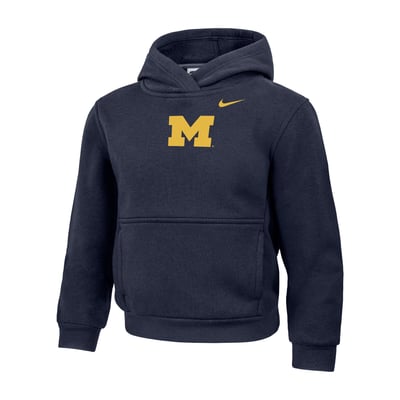 Michigan Wolverines Nike Preschool Core Hoodie - Navy