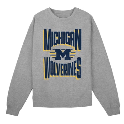 Michigan Wolverines Outerstuff Preschool Jet Stream Sweatshirt - Gray