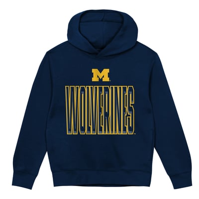 Michigan Wolverines Outerstuff Preschool Field General Fleece Hoodie - Navy