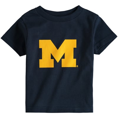 Michigan Wolverines Toddler Big Logo T-Shirt - Navy